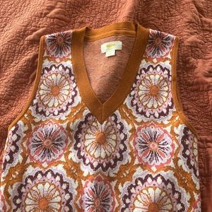 Maeve Floral sweater vest